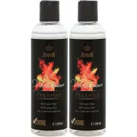 Vibratissimo Play Gel Tintelend 2x250 ml I Glijmiddel met tintelend effect I Waterbasis glijmiddelen I Glijmiddel Gel geschikt voor siliconen speeltjes & latex condooms I water gebaseerde smering