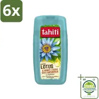 Tahiti - Douchegel - Lotus & Kokosolie - Hydraterend - 250 ml - Voordeelverpakking - 6 stuks - Douchegel - Hydraterend
