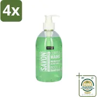 Sence - Refreshing Aloe Vera - Handzeep - Savon - 500 ml - Voordeelverpakking - 4 stuks - Hydraterende Handzeep - Frisse Handen