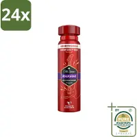 Old Spice – Deospray – Rockstar – 150 ml - Voordeelverpakking - 24 stuks - Body spray - Frisheid