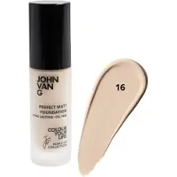 John van g - Perfect Matt Foundation Long Lasting Oil Free - 16 - PM - 20ml ml - 16 - PM - Beautywinkel