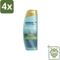 Head & shoulders - DermaX Pro - Anti-Roos Shampoo - Kalmeert - 470 ml - Voordeelverpakking - 4 stuks - Jeukende hoofdhuid - Roos shampoo