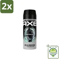 Axe - Deodorant Spray - 72hrs Anti Sweat - Apollo - 150 ml - Voordeelverpakking - 2 stuks - Anti-transpirant - Deodorant