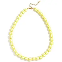 Yehwang Kralenketting met gestreepte kralen