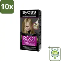 Syoss 10 x - Haarverf - Root Touch-up - BR1 Middenblond - 1 Haarkleuring - Grootverpakking - Haarverf - Uitgroei - Root Touch-up - - Permanente Haarkleur