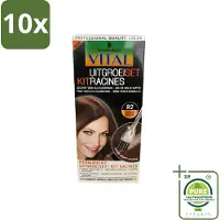 Schwarzkopf 10 x Vital - Haarverf - Uitgroeiset - R2 Goudbruin - 60 ml - Grootverpakking - Haarverf - Uitgroeiset - Goudbruin Haar - Haarkleur - Grijze Haren