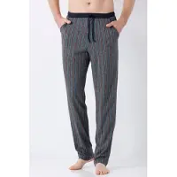 Hajo Premium heren lounge broek marine blauw - Blauw - Maat - 52