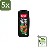 Tahiti 5 x – Douchegel – Sandelhout - 315 ml - Grootverpakking - Douchegel - Sandelhout - Ontspanning - Natuurlijke Geur - Huidverzorging