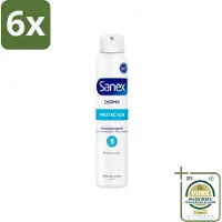 Sanex Dermo - Deodorant Spray - Hypoallergeen - Anti-Transpirant - 150 ml - Voordeelverpakking - 6 stuks - Hypoallergeen -