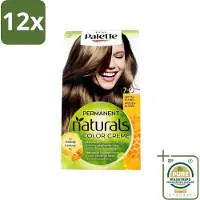 Palette Poly - Haarverf - Middenblond 7-0 - 115ml - Voordeelverpakking - 12 stuks - Middenblond - Grijsdekking