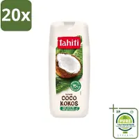 Tahiti 20 x - Douchegel - Biologische Kokos - 100% Vegan - 300 ml - Grootverpakking - Douchegel - Kokos - Biologisch - Hydratatie - Verzorging