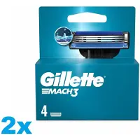 Gillette Mach 3 scheermesjes 4 Stuks - x 2