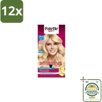 Schwarzkopf Poly Palette – Haarverf – 100 Extra Licht Blond – 115 ml - Voordeelverpakking - 12 stuks - Permanente haarverf - Lichte haarkleur