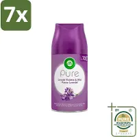 Air Wick 7 x Freshmatic - Luchtverfrisser Navulling - Pure Fresh Lavendel - 250ml - Grootverpakking - Lavendelgeur - Luchtverfrisser - Geurverspreider - Geurneutraliseren - Geurintensiteit