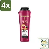 GLISS - Shampoo - Color Protect & Shine - Voor Langdurige Kleurbehoud - 250 ml - Voordeelverpakking - 4 stuks - Geverfd haar shampoo - Highlights shampoo