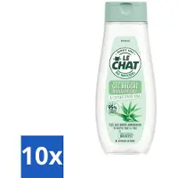 Le Chat 10 x - Douchegel - PH Neutraal - Met Extract Van Aloë Vera - Verfrissend - 300 ml - Douchegel Aloë Vera - Frisheid Huid - PH Neutraal - Huidverzorging - Dagelijks Gebruik