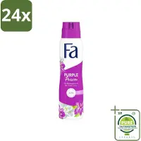 Fa Deodorant Spray Violet Leaves Passion 150 ml - Voordeelverpakking - 24 stuks - Deodorant - Anti-transpirant