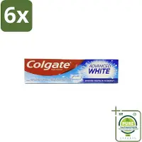 Colgate - Advanced White - Tandpasta - 100ml - Voordeelverpakking - 6 stuks - Tandpasta - Witte tanden