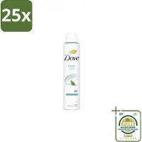 Dove 25 x – Deodorant Spray – Fresh Care – 200 ml - Grootverpakking - Anti-transpirant Spray - Zweetvermindering - Geurvermindering - Fris - Geur