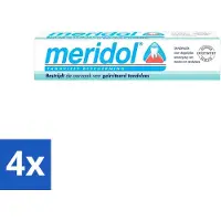 Meridol 4 x Tandpasta Tandvleesbescherming 75 ml - Tandpasta - Tandvlees - Geïrriteerd Tandvlees - Mondgezondheid - Antibacterieel