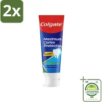 Colgate Tandpasta Caries Protection 75 ml - Voordeelverpakking - 2 stuks - Gaatjes - Tandbederf