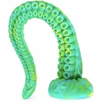 BSS Dragon Dildo 56 cm van Zachte Siliconen met Zuignap – Dun Tentakel Design - Extra Large