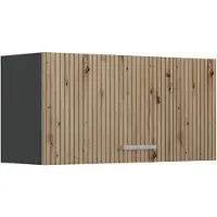 Vicco Hangkast R-Line, Artisanaal eiken/Antraciet, 80 cm Plat