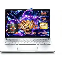 Ninkear 14 Inch Laptop S14 - AMD Ryzen 5 7535HS - 2240×1400 2,2K IPS‑scherm - 16GB LPDDR5‑512 NVMe SSD - Windows 11 - Blauwgrijs
