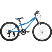 Happiq Mountainbike – Voor kinderen / jongens en meisjes – Voorverende vork / kinderfiets – Blauw / 61 cm