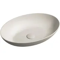 Sapho Formigo betonnen opbouwwastafel 60x40cm mat zand