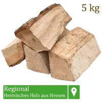 Flameup Brandhout, eikenhout, 5 kg, voor kachels, open haarden, vuurkorven en barbecues, 25 cm lang, ovengedroogd,