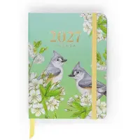 Paperclip Pocket Agenda Pink Flowers A6 –