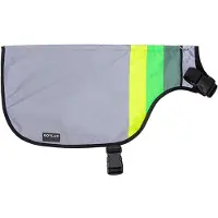 Gofluo - Hondentuig Moonlight - Reflecterend - Hondenharnas - Fluo - Veiligheidshesje - Wandelen - M - Grey reflective
