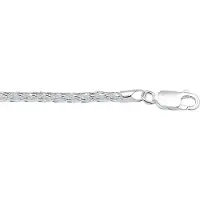 The Jewelry Collection Armband Vossestaart 3,0 mm - Zilver