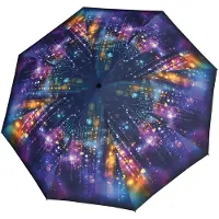 Doppler paraplu Modern.Art Magic Printed Pattern Stardust paars