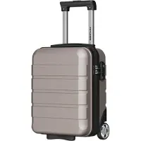 TRVLMORE Handbagagekoffer - 40x30x20 cm - Underseater - 24L - TSA-slot - 2 Wielen - Roségoud