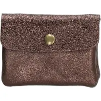 Charm London Etui Portemonnee Glitter Elisa Donker Bruin