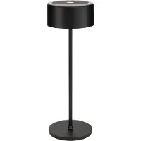 Securit - Tafellamp Oplaadbaar - Signature | 10-15 hrs Brandduur | Dimbaar | Draadloos | 25cm | Zwart