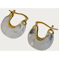 Yehwang Duni - Oorbellen - White - Stainless Steel - -