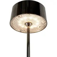 Securit - Tafellamp Oplaadbaar - Signature | 10-15 hrs Brandduur | Dimbaar | Draadloos | 25cm | Metallic zwart