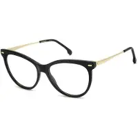 Carrera 3078 55/17/140 Zwart goud Acetaat monturen VROUW 3078