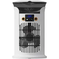 VHV - Luchtkoeler - Ventilatoren - Aircooler - Mobiele luchtkoeler - Mini airco - Bladloze ventilator - Stil - 880ml watertank - Met LED verlichting - Voor bureau en slaapkamer - Wit