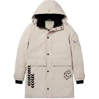 Local Fanatic Lange Jas Heren - Winterjas Heren - LF9803 - Beige - Maat XL