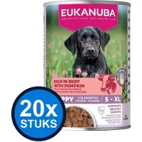 Eukanuba 20x - Life Care Dog Wet Puppy Beef & pumpkin - Hondenvoer Natvoer - 400 g