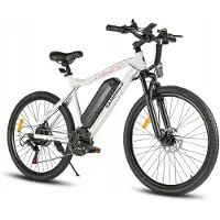 Samebike SY26-II Klassieke E-Mountainbike – 36V 13Ah, 90 km Actieradius, 21-Speed Shimano, 26" Banden, Vering, Schijfremmen – Aluminium Sportframe