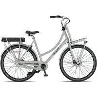 Altec Sakura - Elektrische Transportfiets - Damesfiets - 28 inch - 50 cm - Hydraulische Schijfremmen - Achterwielmotor - Ash Grey