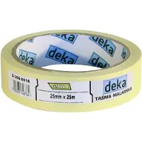 Solid Serie - Gele Maskeringstape - 48mm x 25m - Geen Residuen - Snelle En Gemakkelijk Handmatig Te Scheuren