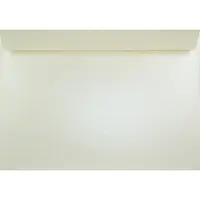 Netuno Metallic (parelmoer) ecru enveloppen A4 - 229 x 324 mm - 10 stuks - HK zelfklevend met plakstrip - 120 gram - Majestic -