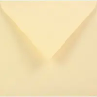 Netuno Gladde crème enveloppen A5 - 153 x 153 mm - 25 stuks - NK natgelijmde - 115 gram - Sirio Color -