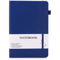 VHV -Notitieboek A5 - Stijlvolle en Duurzame Schrijfmap en Dagboek met Premium Papier en Hardcover voor Werk, School en Kantoor - Donkerblauw